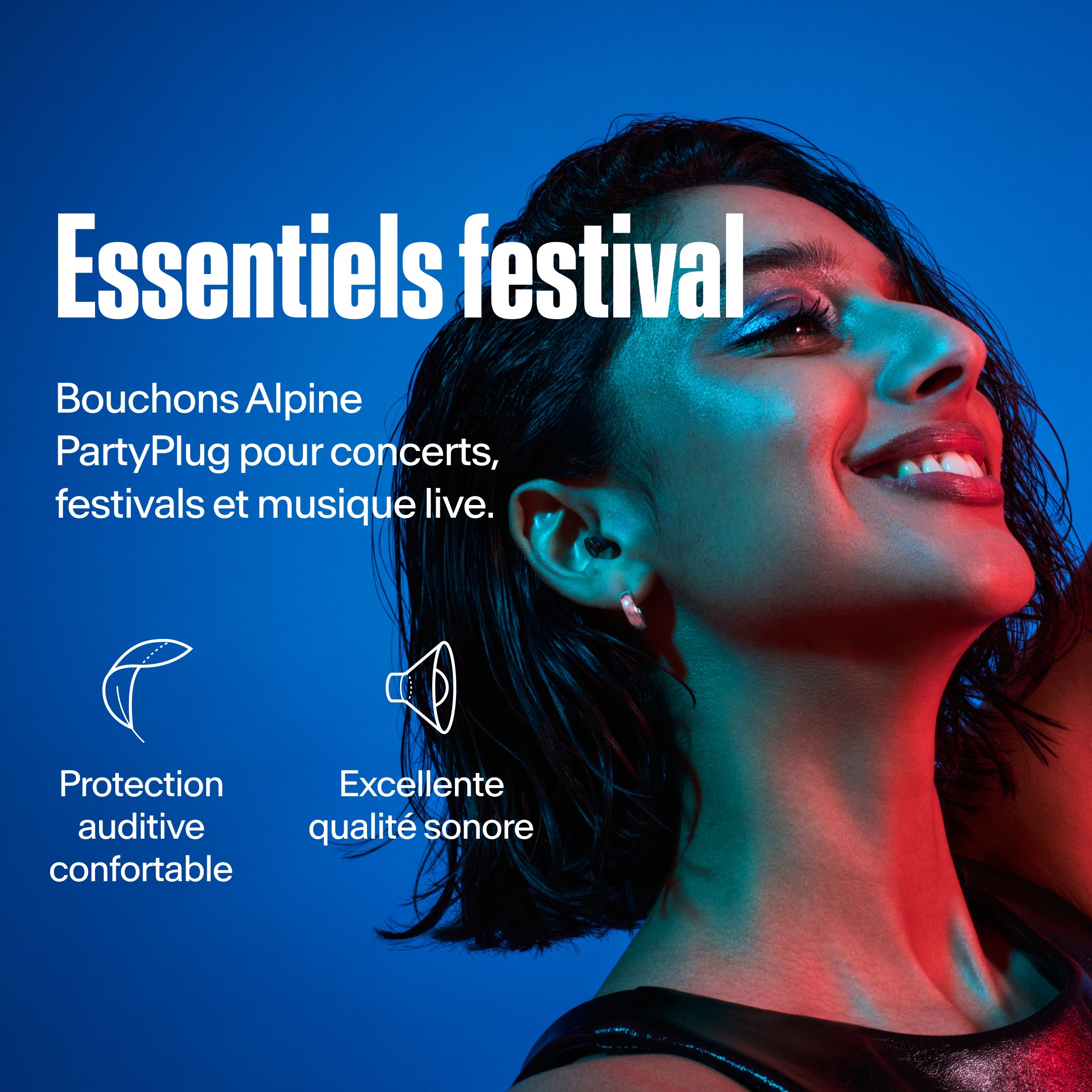 Alpine PartyPlug : indispensable de festival pour les amateurs de musique, confortable avec un excellent son