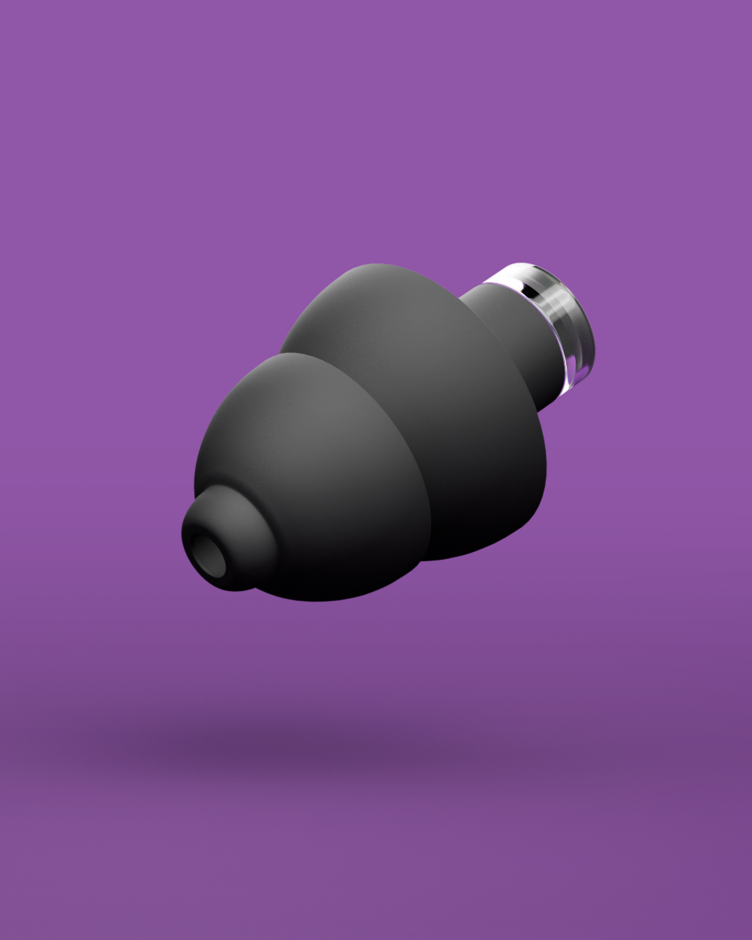 Alpine PartyPlug Pro single earplug in black  